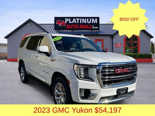 Summit White 2023 GMC Yukon SLT