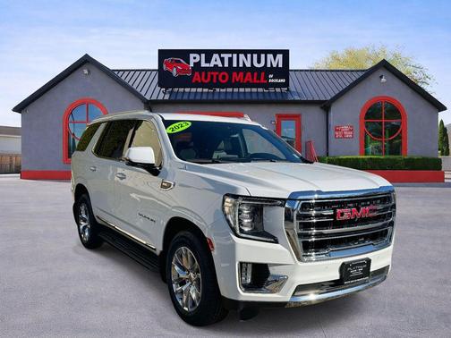 Summit White 2023 GMC Yukon SLT