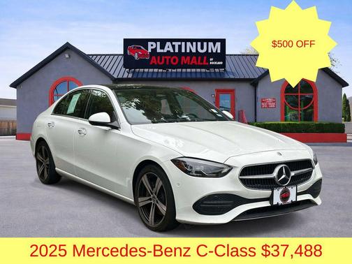 White 2025 Mercedes-Benz C-Class C 300