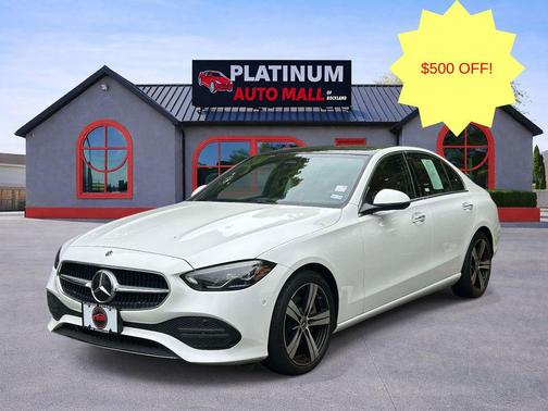 White 2025 Mercedes-Benz C-Class C 300