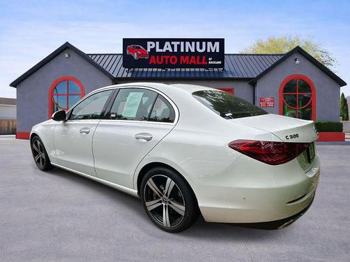 White 2025 Mercedes-Benz C-Class C 300