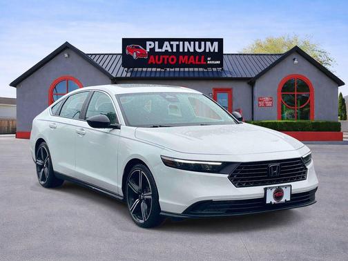 Platinum White Pearl 2024 Honda Accord Hybrid Sport