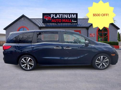Obsidian Blue Pearl 2021 Honda Odyssey Touring