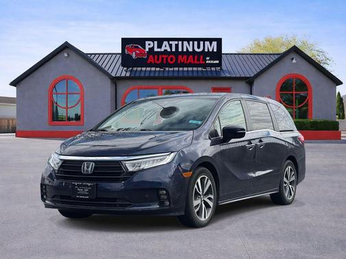Obsidian Blue Pearl 2021 Honda Odyssey Touring