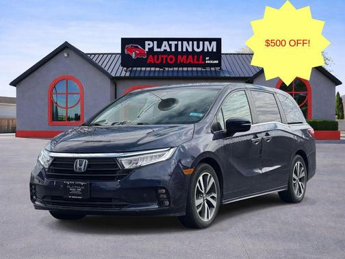 Obsidian Blue Pearl 2021 Honda Odyssey Touring