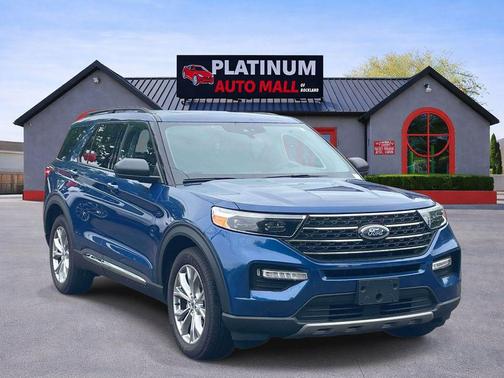 Atlas Blue Metallic 2023 Ford Explorer XLT