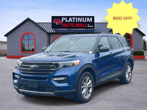 Atlas Blue Metallic 2023 Ford Explorer XLT