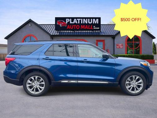 Atlas Blue Metallic 2023 Ford Explorer XLT