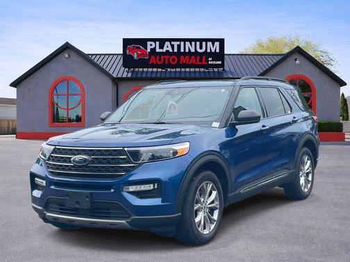 Atlas Blue Metallic 2023 Ford Explorer XLT