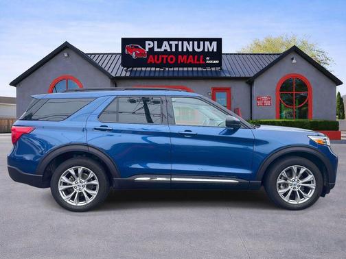 Atlas Blue Metallic 2023 Ford Explorer XLT