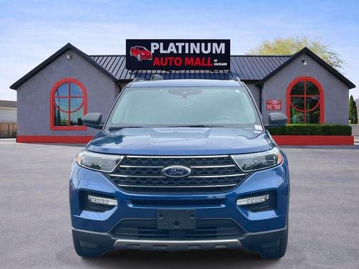 Atlas Blue Metallic 2023 Ford Explorer XLT