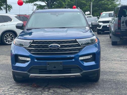 Atlas Blue Metallic 2023 Ford Explorer XLT