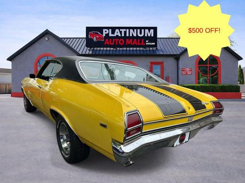 Yellow 1969 Chevrolet Chevelle