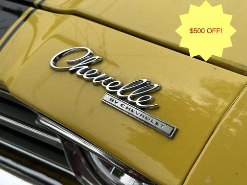 Yellow 1969 Chevrolet Chevelle