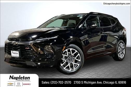 Black 2025 Chevrolet Blazer RS