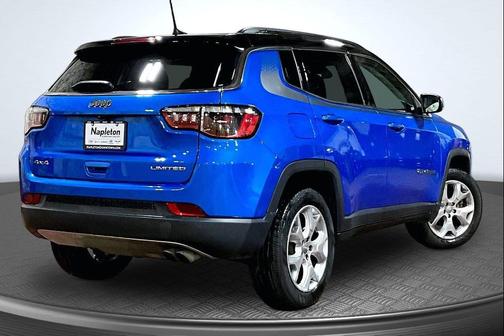 Laser Blue Pearlcoat 2022 Jeep Compass Limited