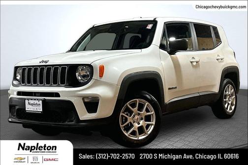 Alpine White Clearcoat 2023 Jeep Renegade Latitude