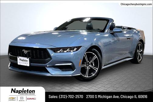 Vapor Blue 2025 Ford Mustang EcoBoost Premium