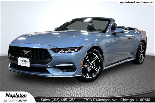 Vapor Blue 2025 Ford Mustang EcoBoost Premium