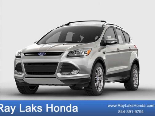 White Platinum Tri-Coat Metallic 2015 Ford Escape SE