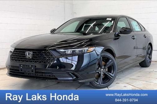 Crystal Black Pearl 2026 Honda Accord Hybrid Sport-L