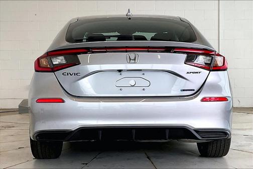 Solar Silver Metallic 2026 Honda Civic Hybrid Sport