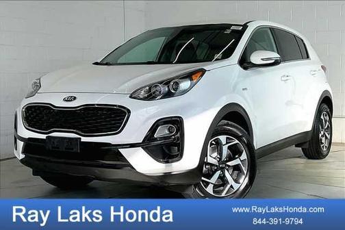 Clear White 2020 Kia Sportage LX