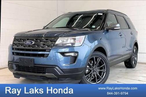 Blue Metallic 2019 Ford Explorer XLT