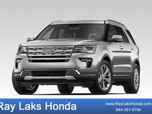 Blue Metallic 2019 Ford Explorer XLT