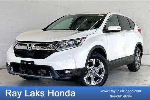 White Diamond Pearl 2018 Honda CR-V EX-L