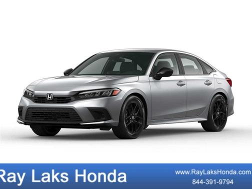 Aegean Blue Metallic 2023 Honda Civic Sport