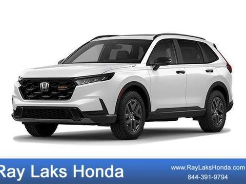 Platinum White Pearl 2026 Honda CR-V Hybrid TrailSport