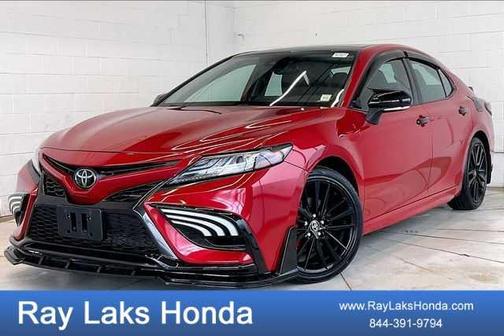 Red 2021 Toyota Camry XSE