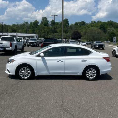 Cloud White 2019 Nissan Sentra SV