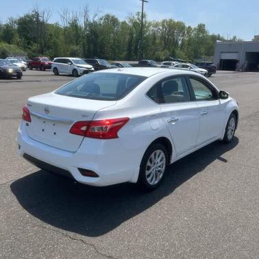 Cloud White 2019 Nissan Sentra SV