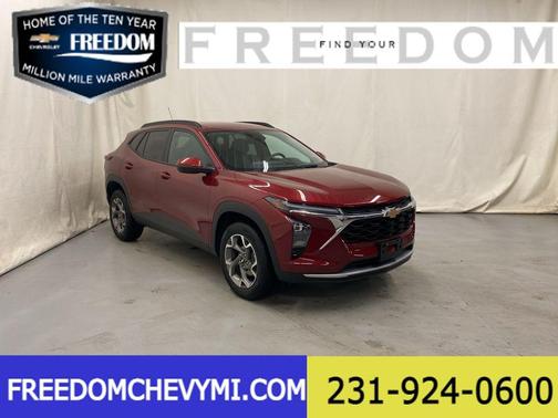 Crimson Metallic 2025 Chevrolet Trax LT