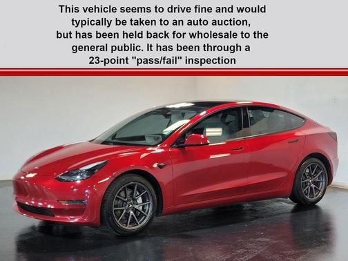 Red Multi-Coat 2021 Tesla Model 3 Long Range