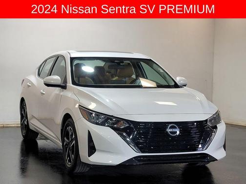 Aspen White Tricoat 2024 Nissan Sentra SV