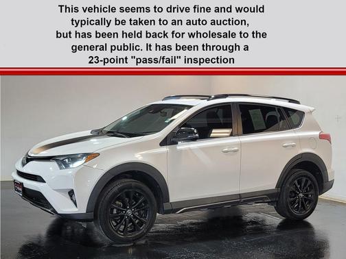 Super White 2018 Toyota RAV4 Adventure