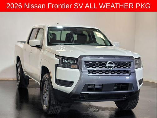 Glacier White 2026 Nissan Frontier SV