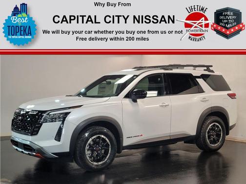 Everest White Pearl Tricoat 2026 Nissan Pathfinder Rock Creek