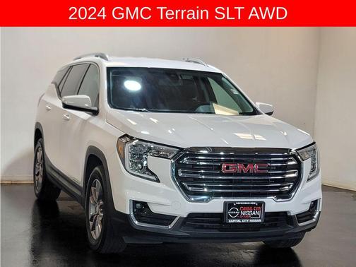 Summit White 2024 GMC Terrain SLT