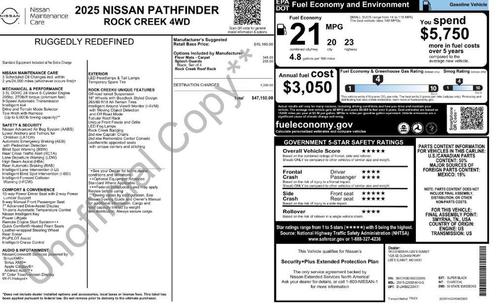 2025 Nissan Pathfinder Rock Creek