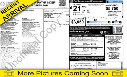 2025 Nissan Pathfinder Rock Creek