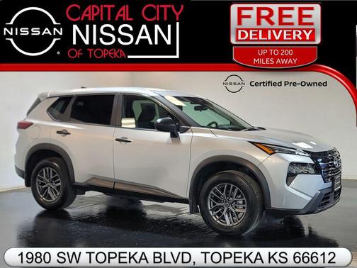 Brilliant Silver Metallic 2024 Nissan Rogue S