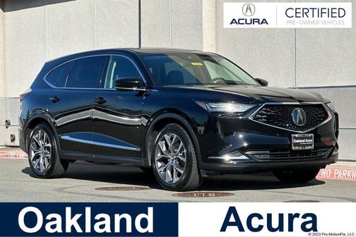 Majestic Black Pearl 2023 Acura MDX Technology Package