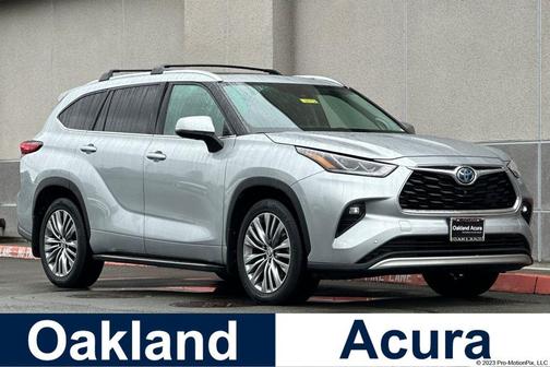 Celestial Silver Metallic 2021 Toyota Highlander Hybrid Platinum