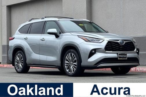 Celestial Silver Metallic 2021 Toyota Highlander Hybrid Platinum