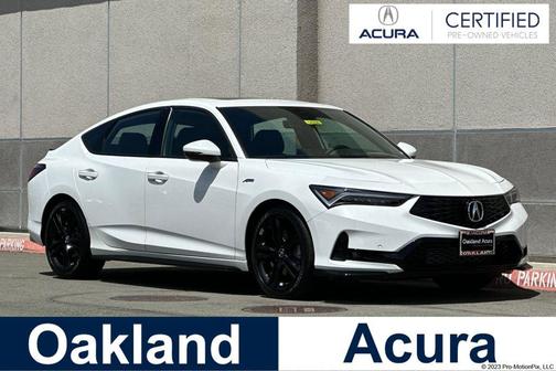 Platinum White Pearl 2026 Acura Integra FWD A-Spec with Technology