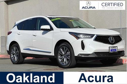 Platinum White Pearl 2022 Acura RDX Technology Package